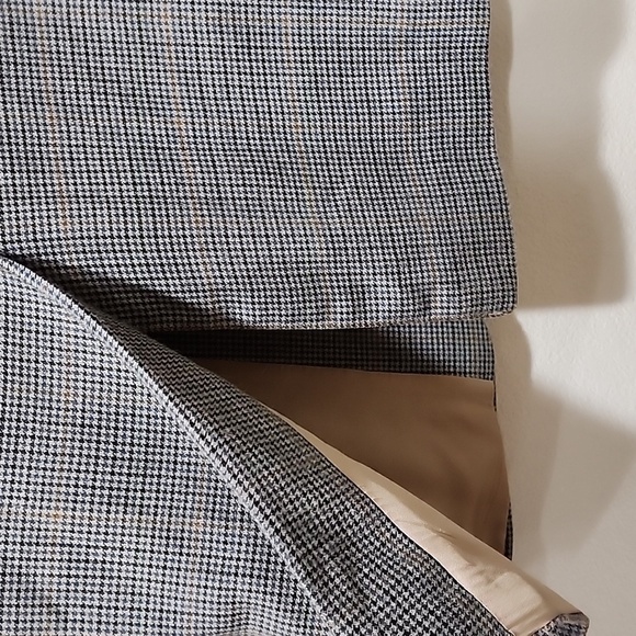Ralph Lauren Suit Jacket 2 Button Wool/Silk Blazer Houndstooth Coat size 44R - Picture 11 of 12